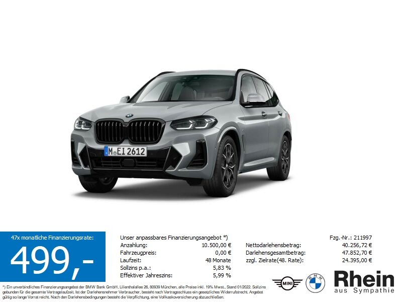 BMW X3 xDrive20d M Sport AHK/ACC/LED+/GALB/K-ZUG/LHZ