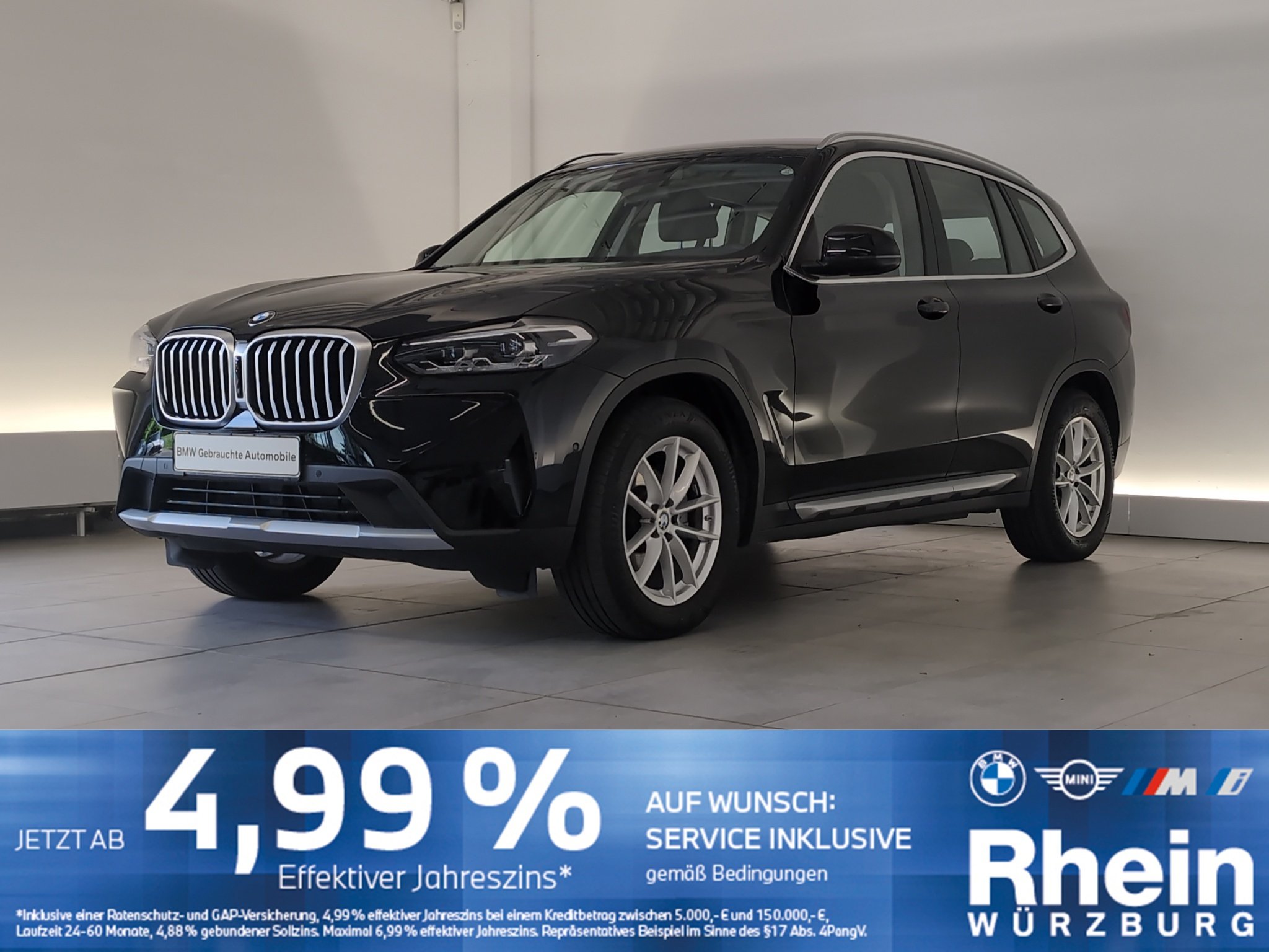 BMW X3 xDrive20d Navi/LED/SHZ/PDCvo+hi/DAB