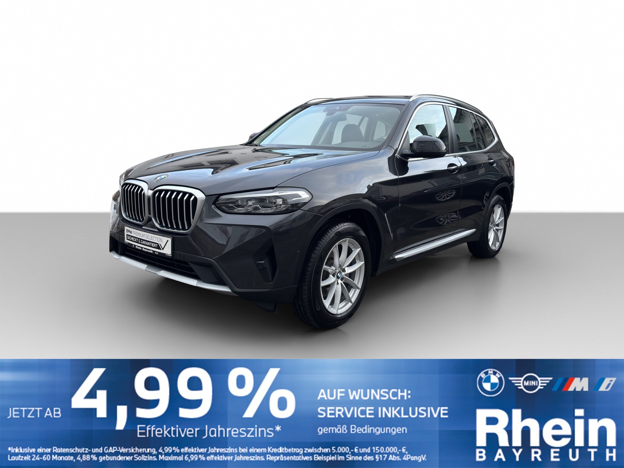 BMW X3 xDrive20d Navi LED Sportsitze GSD ParkAssist