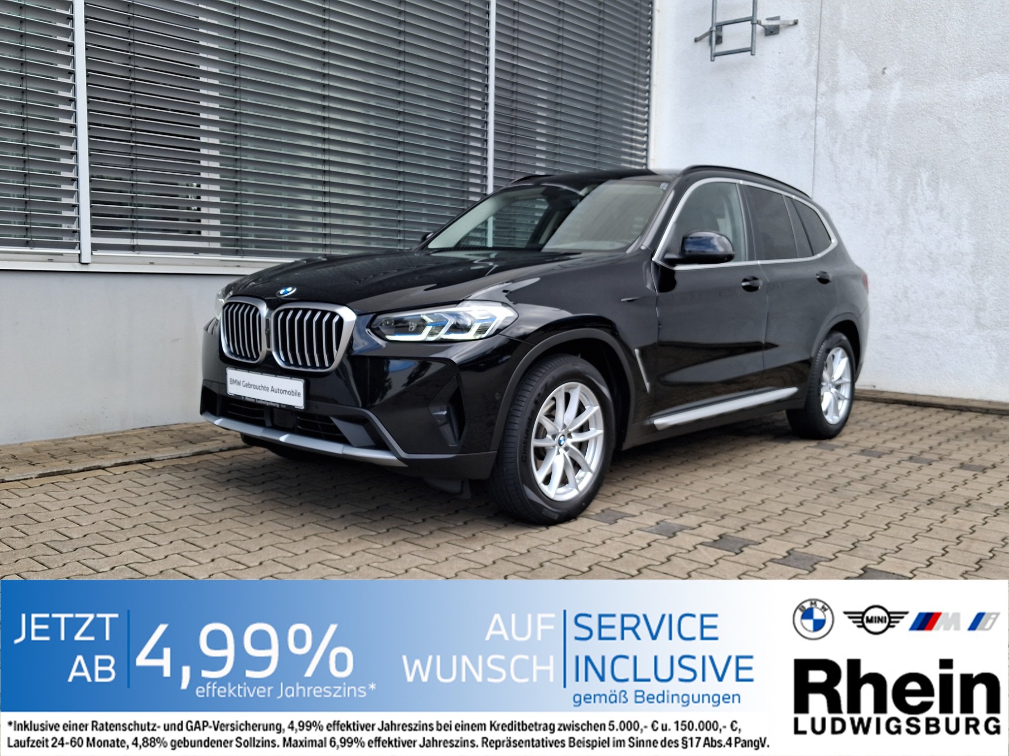 BMW X3 xDrive20d Laser Navi DrivAs ParkAs+ SHZ v+h