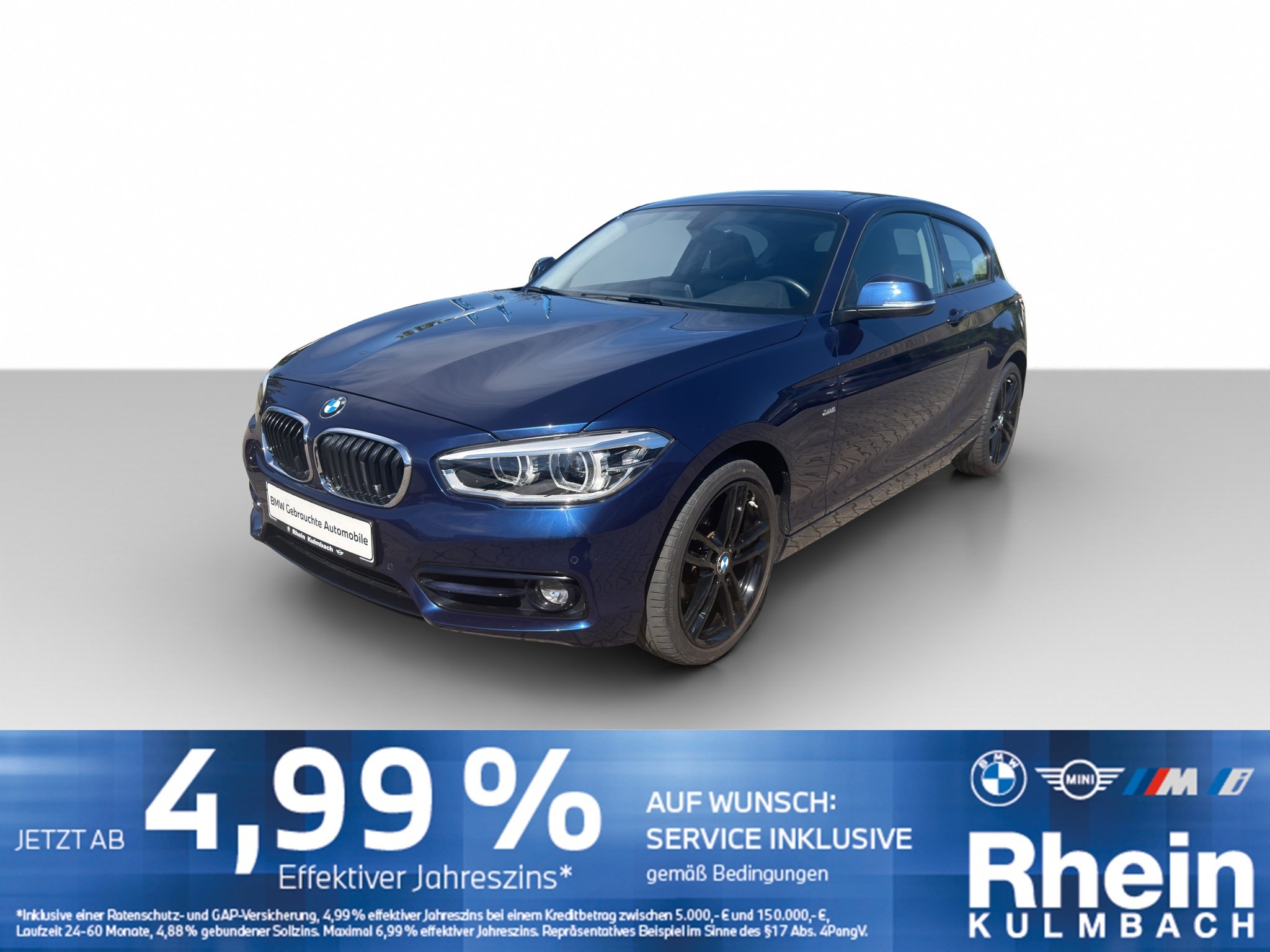 BMW 120i 3-T&uuml;rer Sport Line Navi Business LED GSD