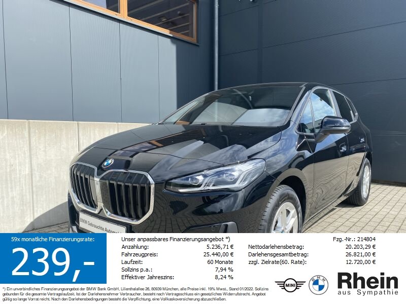 BMW 218i Active Tourer LED+/S-SITZ/K-ZUG/CAM/Apple