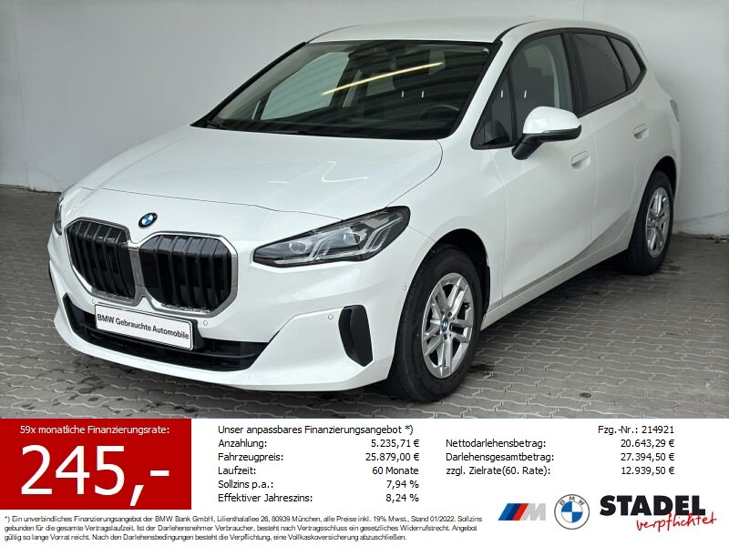BMW 218i Active Tourer Navi.LED.R&uuml;Kam.KomfortZg.SHZ