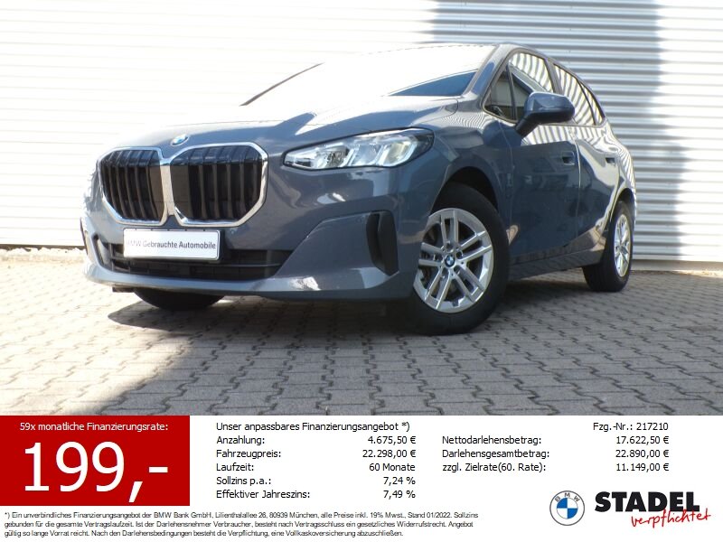 BMW 218i Active Tourer Drive/ParkAssist CarPlay SH