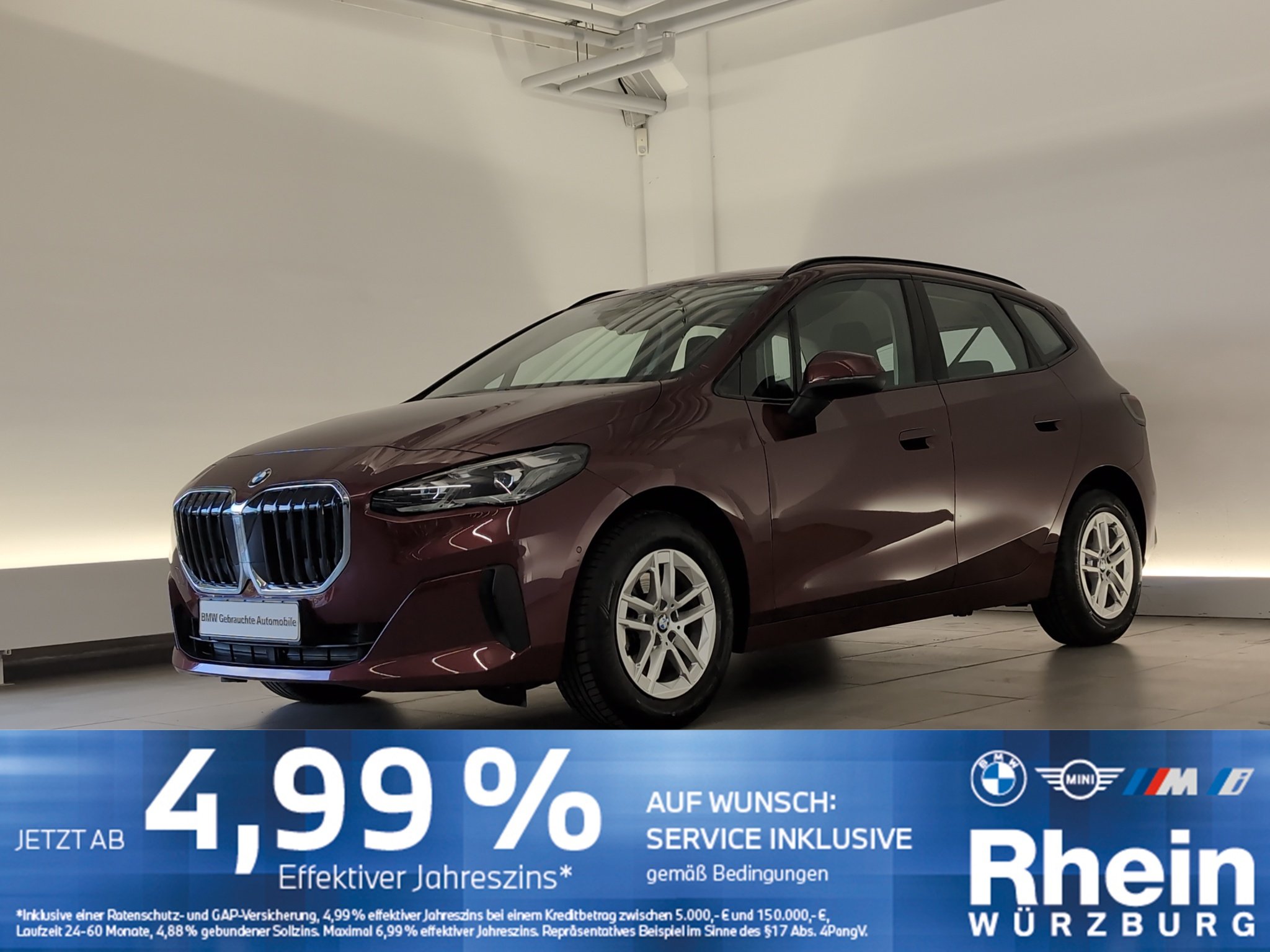BMW 218d Active Tourer Navi/LED/AHK/RFK/SHZ/ACC