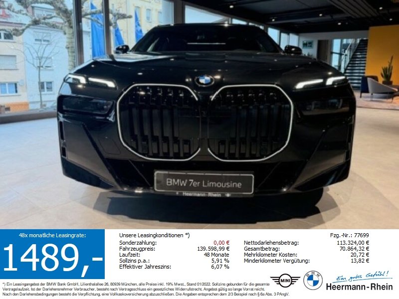 BMW 740d xDrive Limousine M Sportpaket +Iconic GLOW+