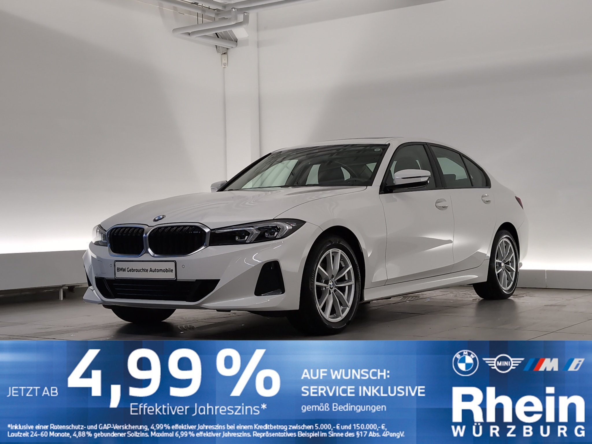 BMW 318i Lim Navi/LED/DAB/Pano/Glasdoch/Durchlade