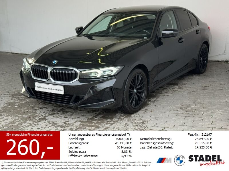 BMW 318i Limousine Navi.LED.PDCvo+hi.SHZ.DAB.SportLR