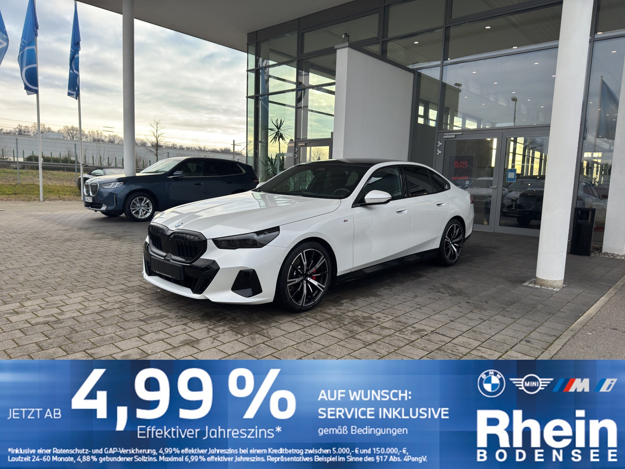 BMW 520d xDrive Limousine M Sport H&K 360 Glasdach