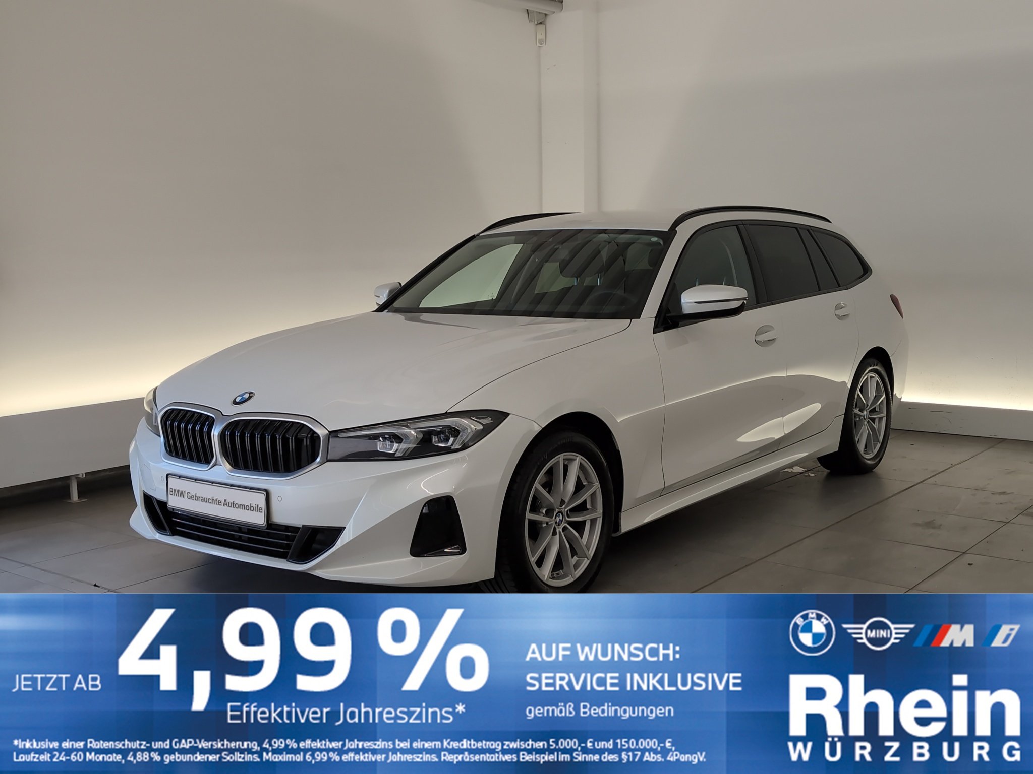 BMW 320i Touring Navi/LED/SHZ/Apple/PDC v+h/Sport-Lr
