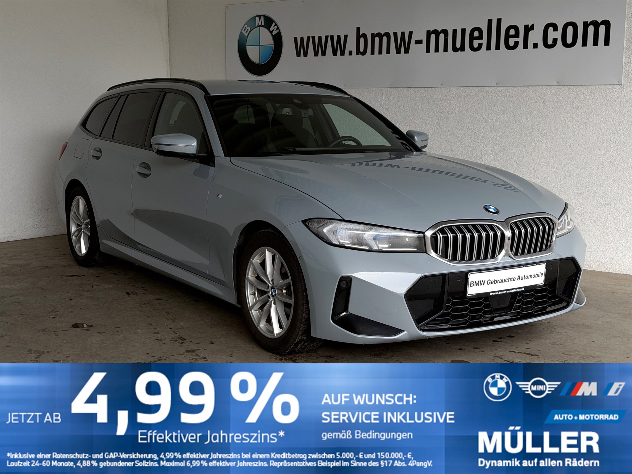 BMW 320d Touring M Sport AHK/ACC/AKUSTIK/LED+/ROLLO/