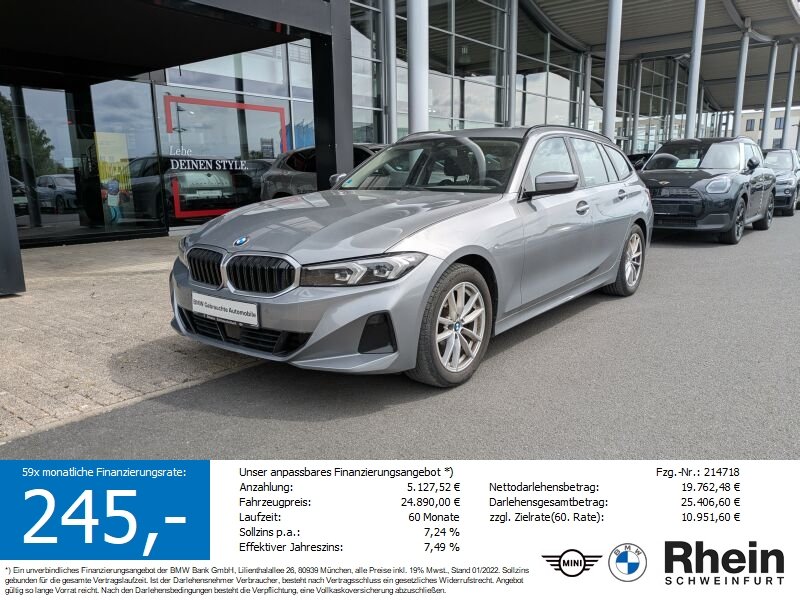 BMW 320d Tour. Navi.AHK.PDC.SH.Teilleder.Driv.Ass.