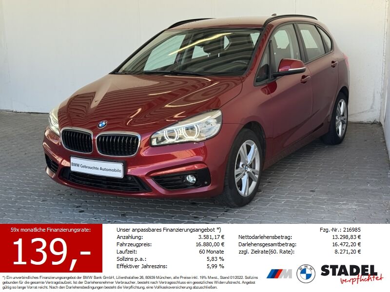 BMW 218i Active Tourer Sport Line Navi.LED.Komfzg