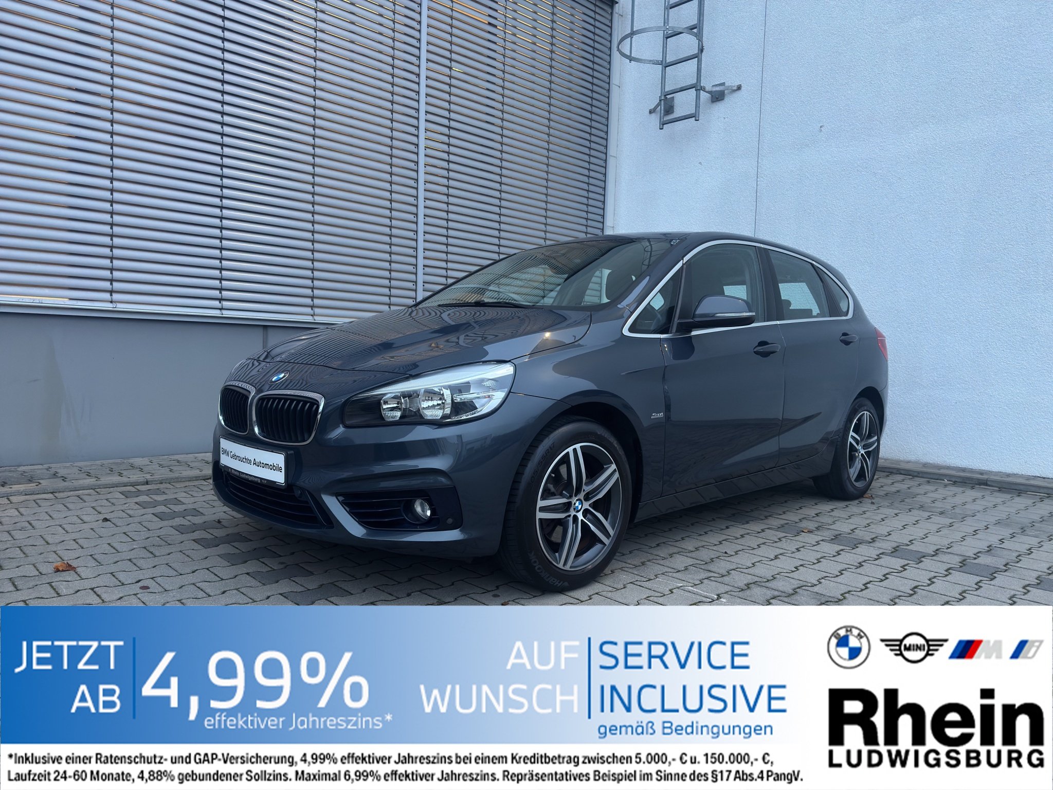 BMW 220i Active Tour Sport Line Navi DrivAs Park AHK