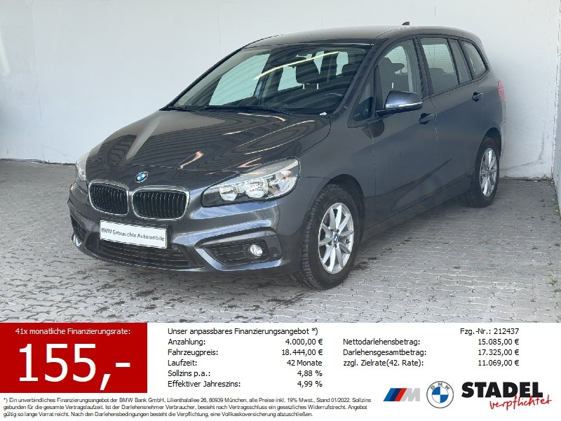 BMW 218i Gran Tourer Advantage 7-Sitzer.LR-Hz.RFK