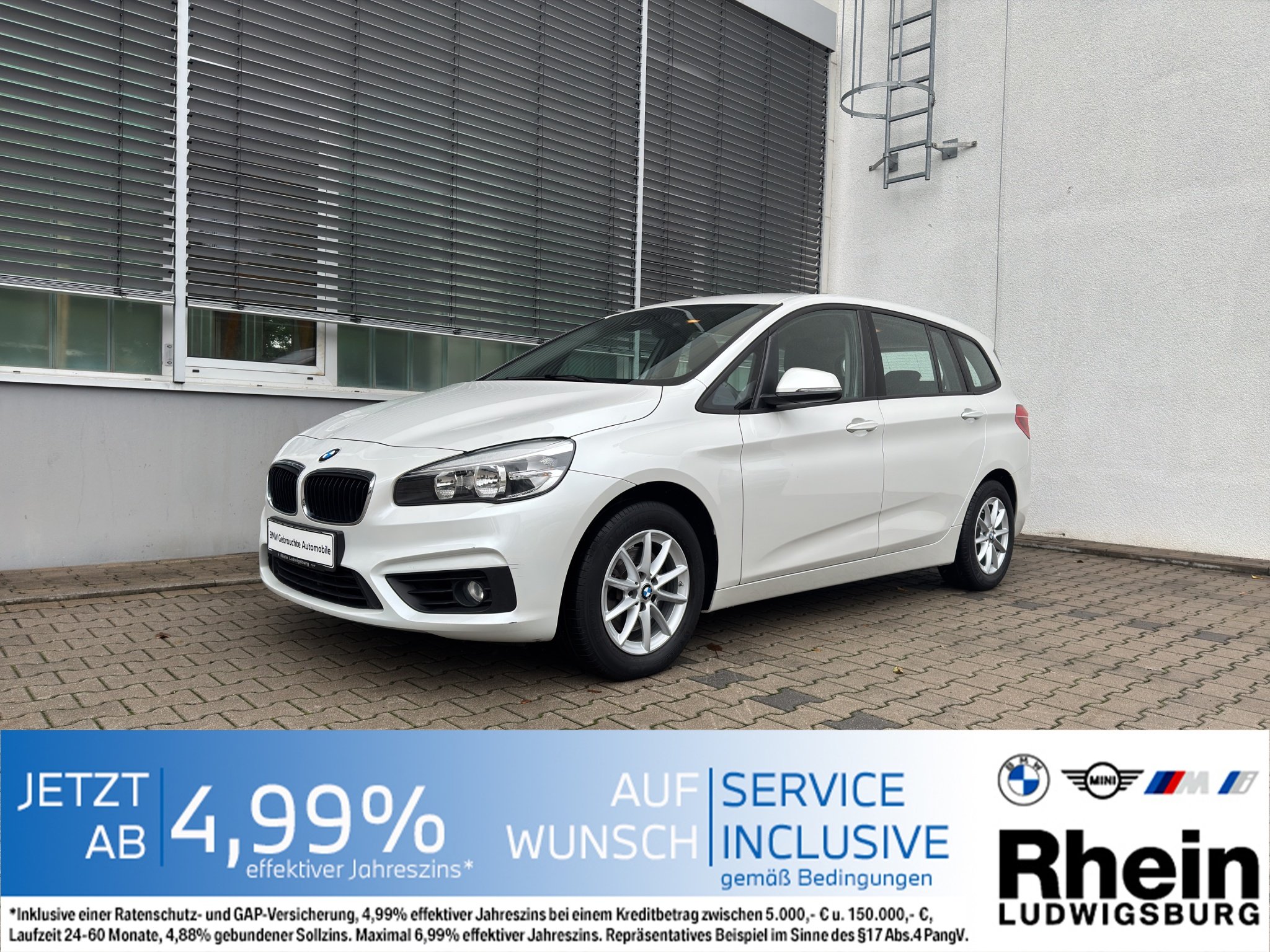 BMW 218i Gran TourerA HarmKard AHK DAB BusinessPak