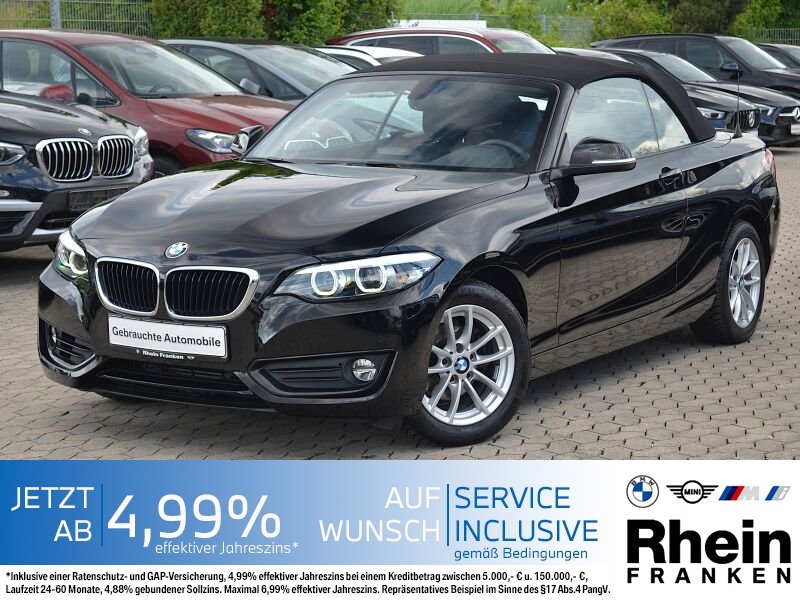 BMW 218i Cabrio Advantage Navi.LED.Sportsitz.PDC
