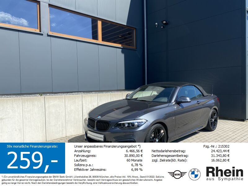 BMW 218i A M Sport LHZ/hk/NAVI/K-ZUG/ParkAssi/DAB