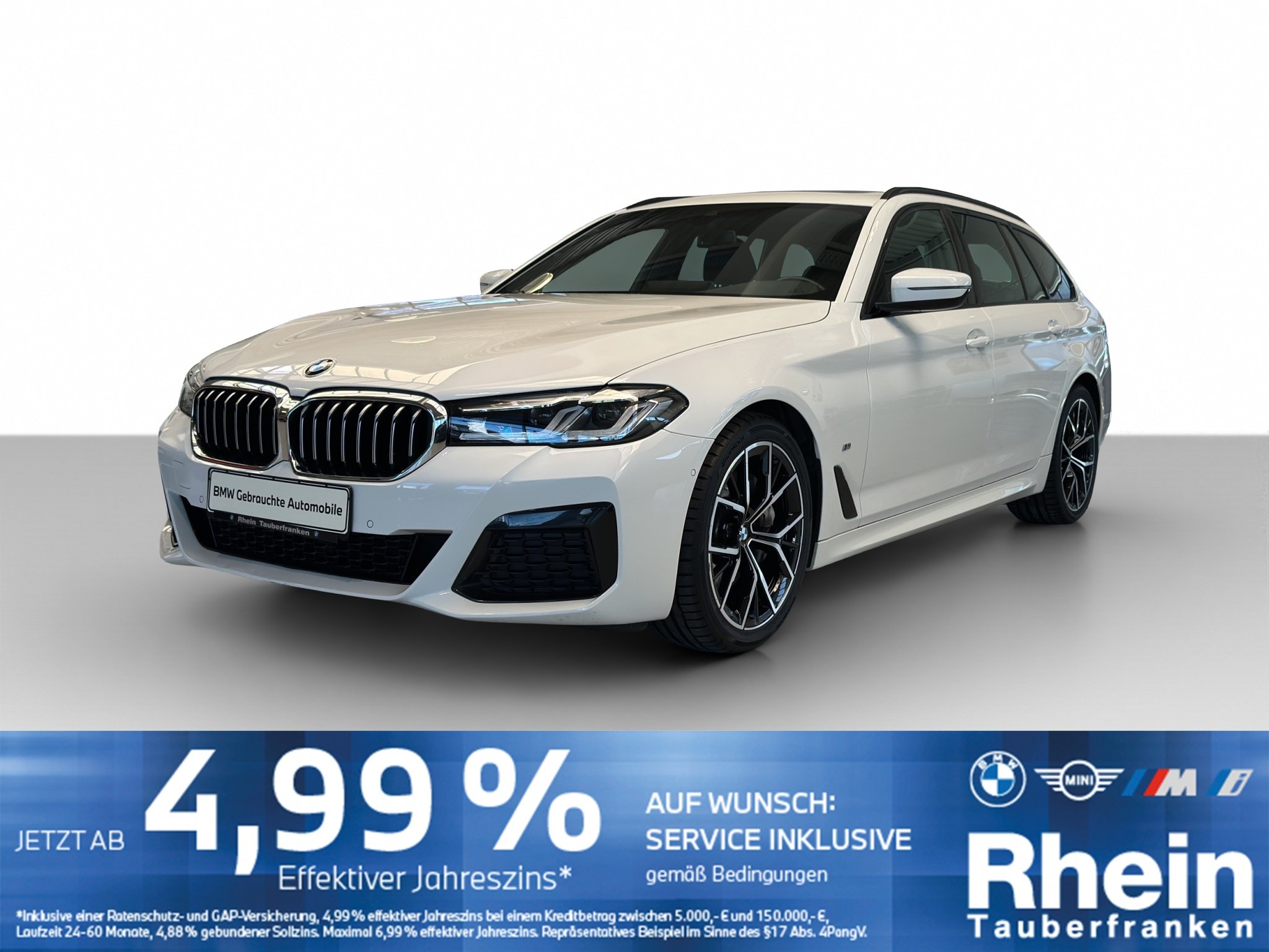 BMW 530dx Drive Tour. SAG M Sport AHK 4xAC PANO