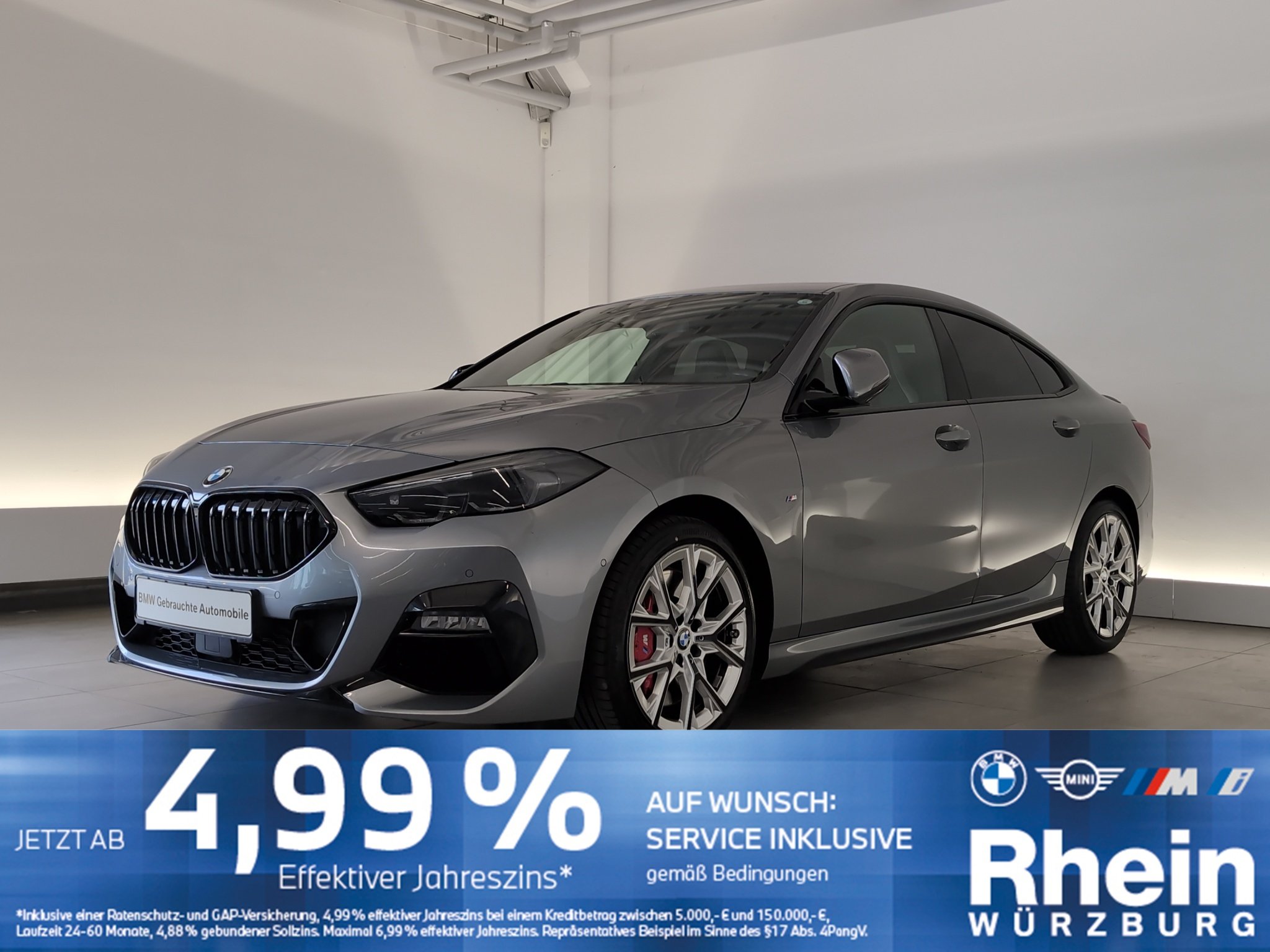 BMW 220i Gran Coup Navi/LED/AHK/RFK/HuD/H&K