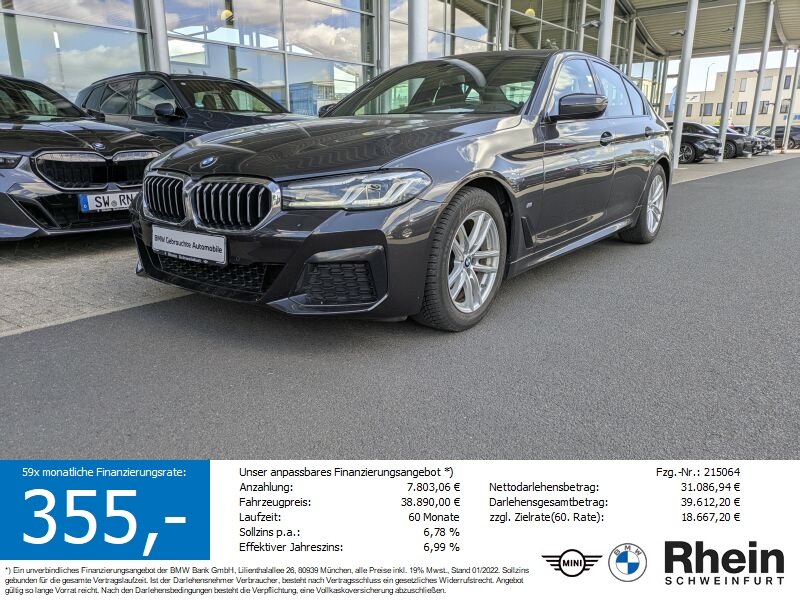 BMW 520d Lim. M-Sport Head-Up. Glasdach. HiFi