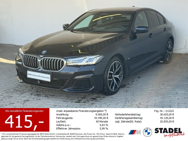 BMW 520d Lim. M Sport Navi.LED.ACC.SHZvo+hi.RFK.Pano