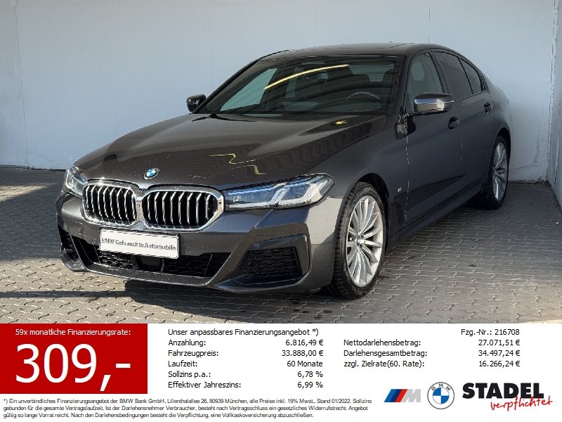 BMW 520d Lim. M Sport Navi.Laser.HuD.ACC.360.GSD