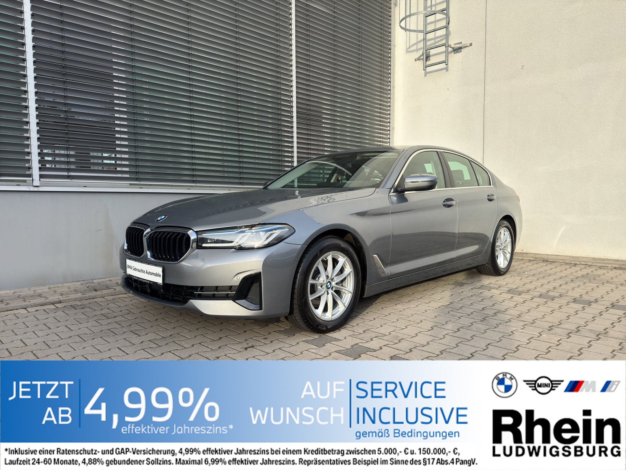 BMW 520d Limousine Laser HUD AHK DrivAsProf SHZ