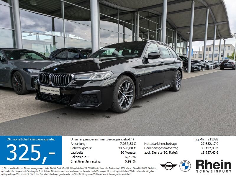 BMW 520d Tour. M Sport Teilleder. Park.Ass. DrivAss.
