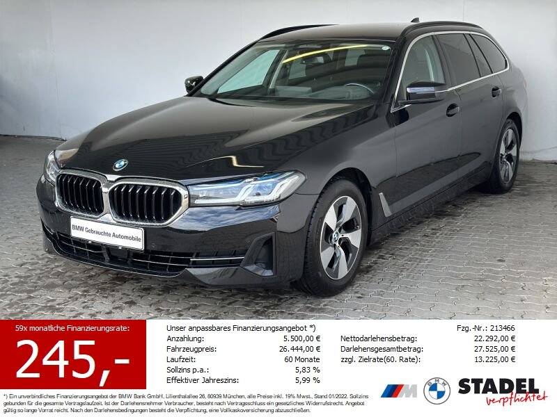 BMW 520d Tour. Navi.Laser.AHK.HuD.ACC.R&uuml;Kam.KomfZg