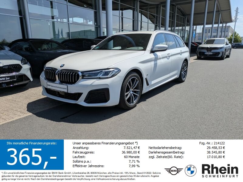 BMW 520d Touring M Sport Sitzh. v+h. DisplaySchl..
