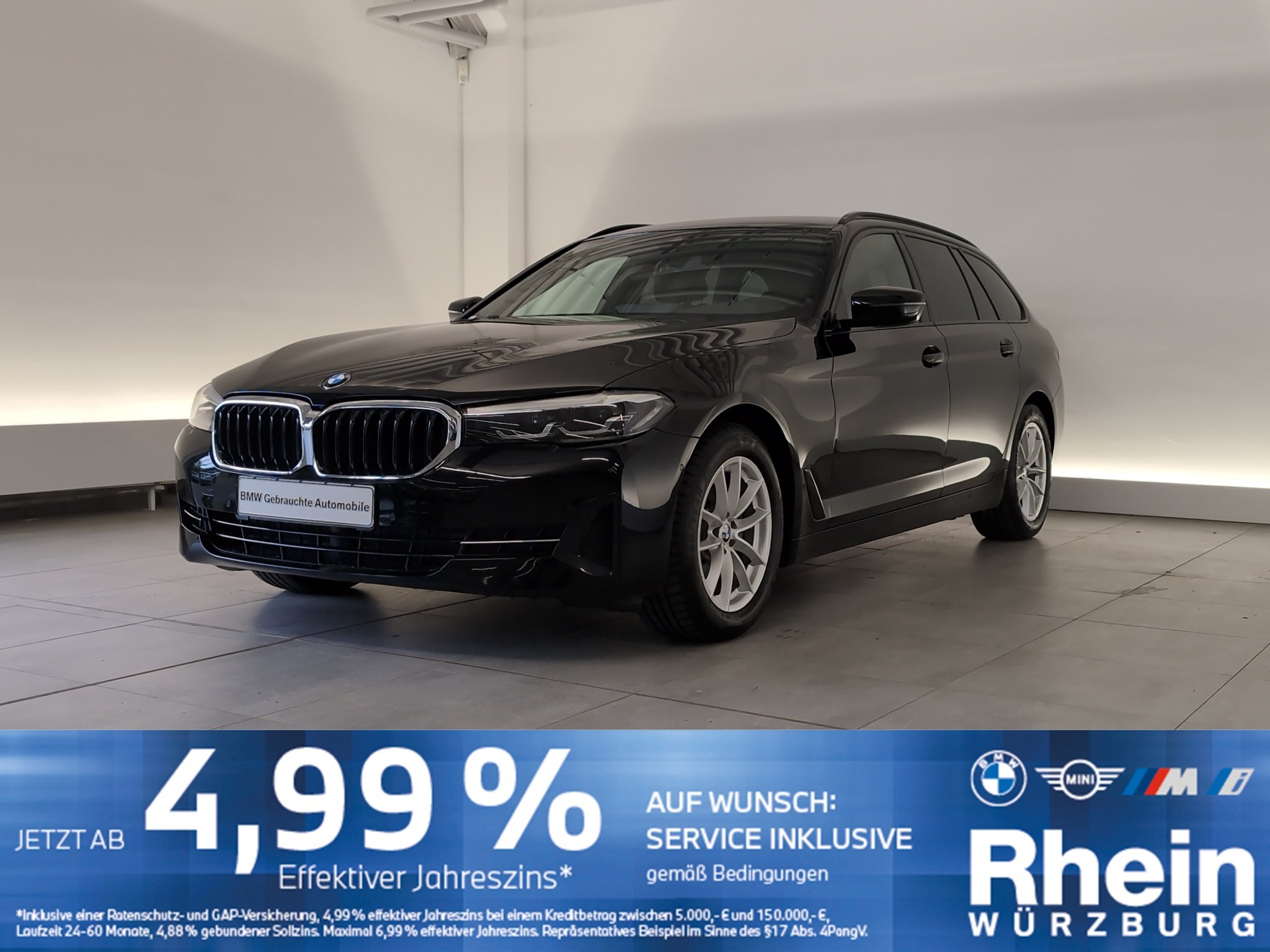 BMW 520d Touring Navi/LED/AHK/KomfZg/DriveAS/HiFI