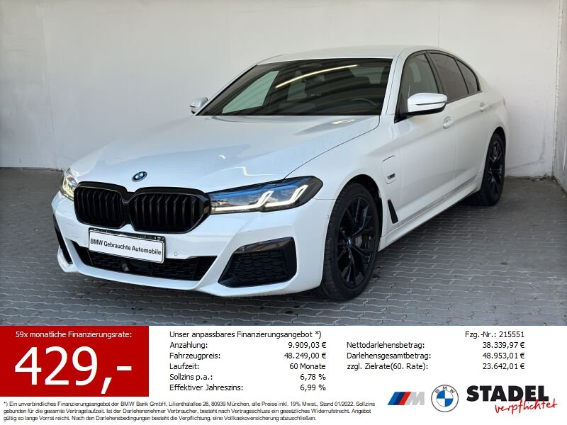 BMW 545e xDrive Lim. M Sport Navi.Laser.HuD.AHK.ACC