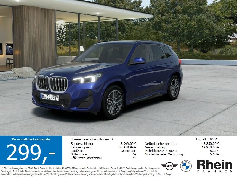 BMW X1 sDrive20i M Sportpaket AHK. Komfzg. RFK. Navi