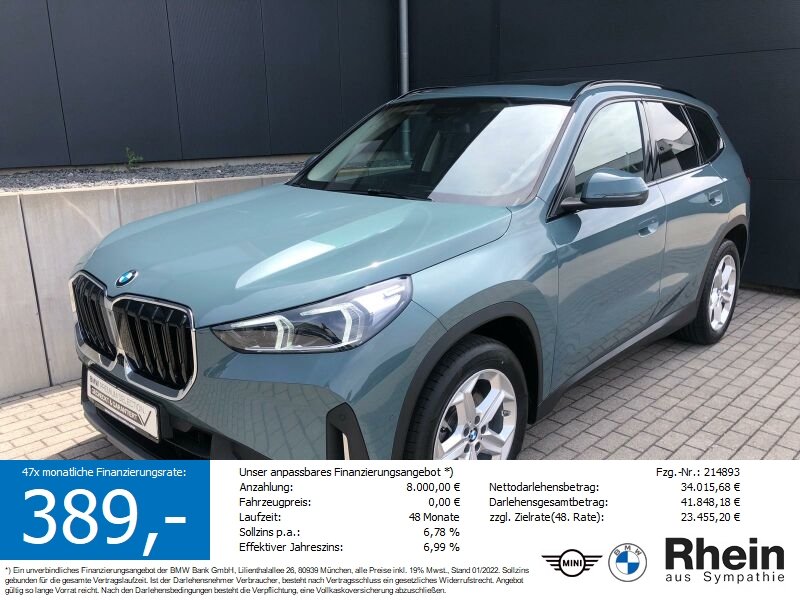 BMW X1 sDrive20i AHK/PANO/hk/LED+/HUD/A-SITZ/MEM/LHZ