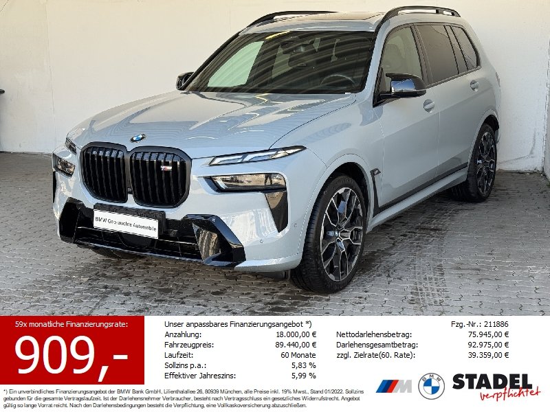 BMW X7 M60i xDrive Navi.LED.AHK.SoftClose.Pano.SHZvh