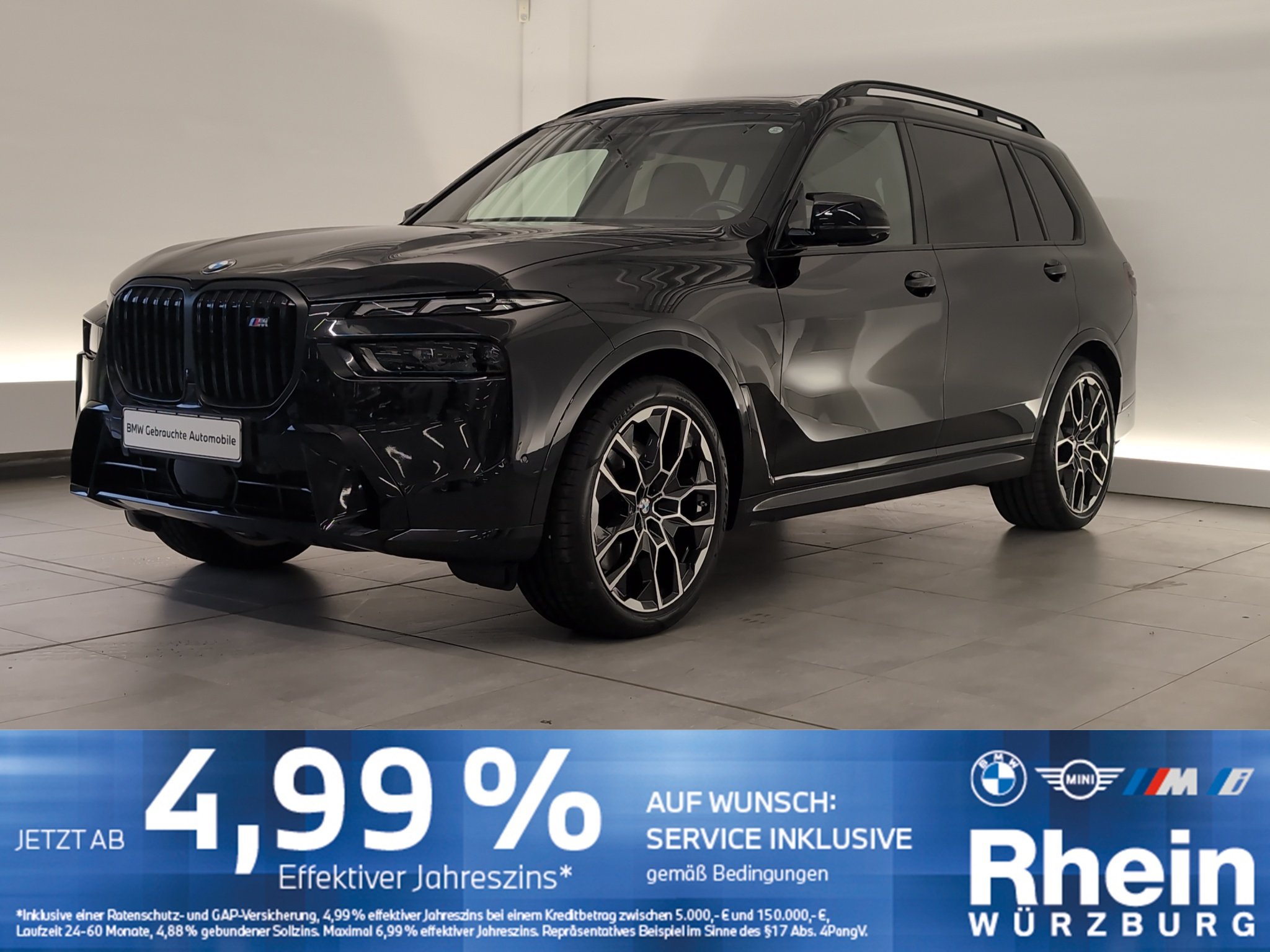 BMW X7 M60i xDrive Navi/LED/360/SHZ v+h/Pano/ACC