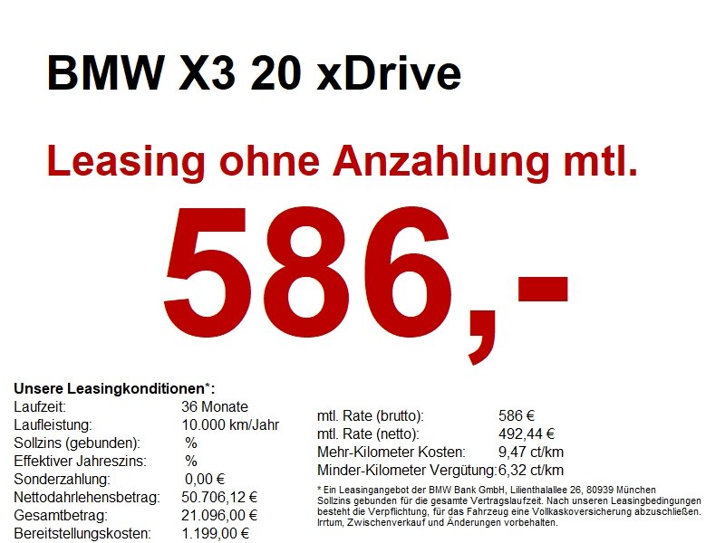 BMW X3 20 xDrive