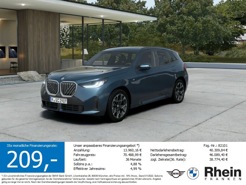 BMW X3 20 xDrive M Sportpaket AHK. Navi. RFK. FSE...