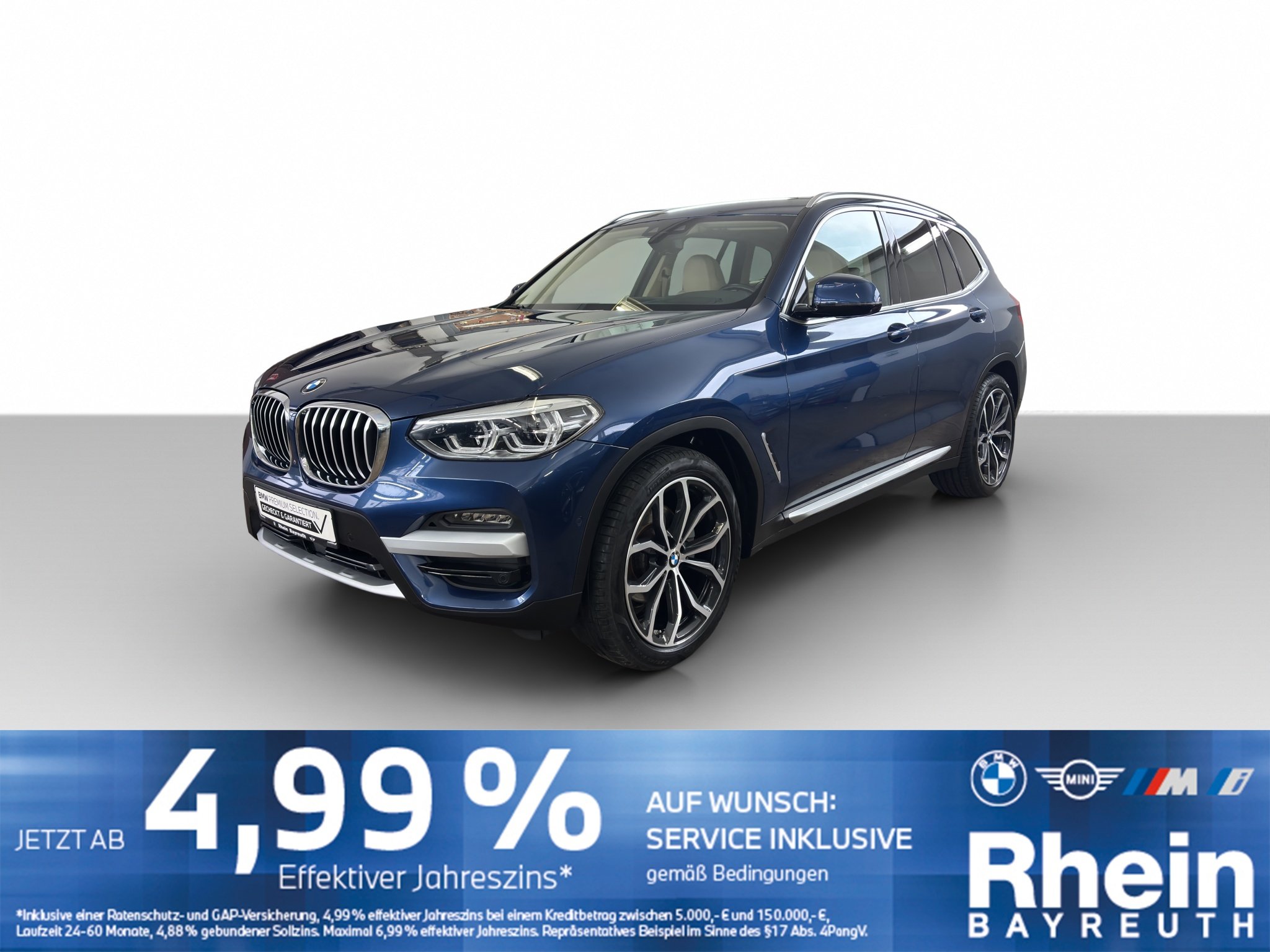 BMW X3 xDrive20d xLine AdapLED ACC AHK Hifi Park+