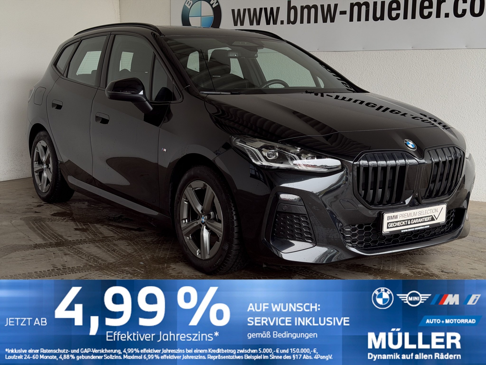 BMW 223i xDr Active Tourer AHK/HUD/LED+/hk&360/PANO