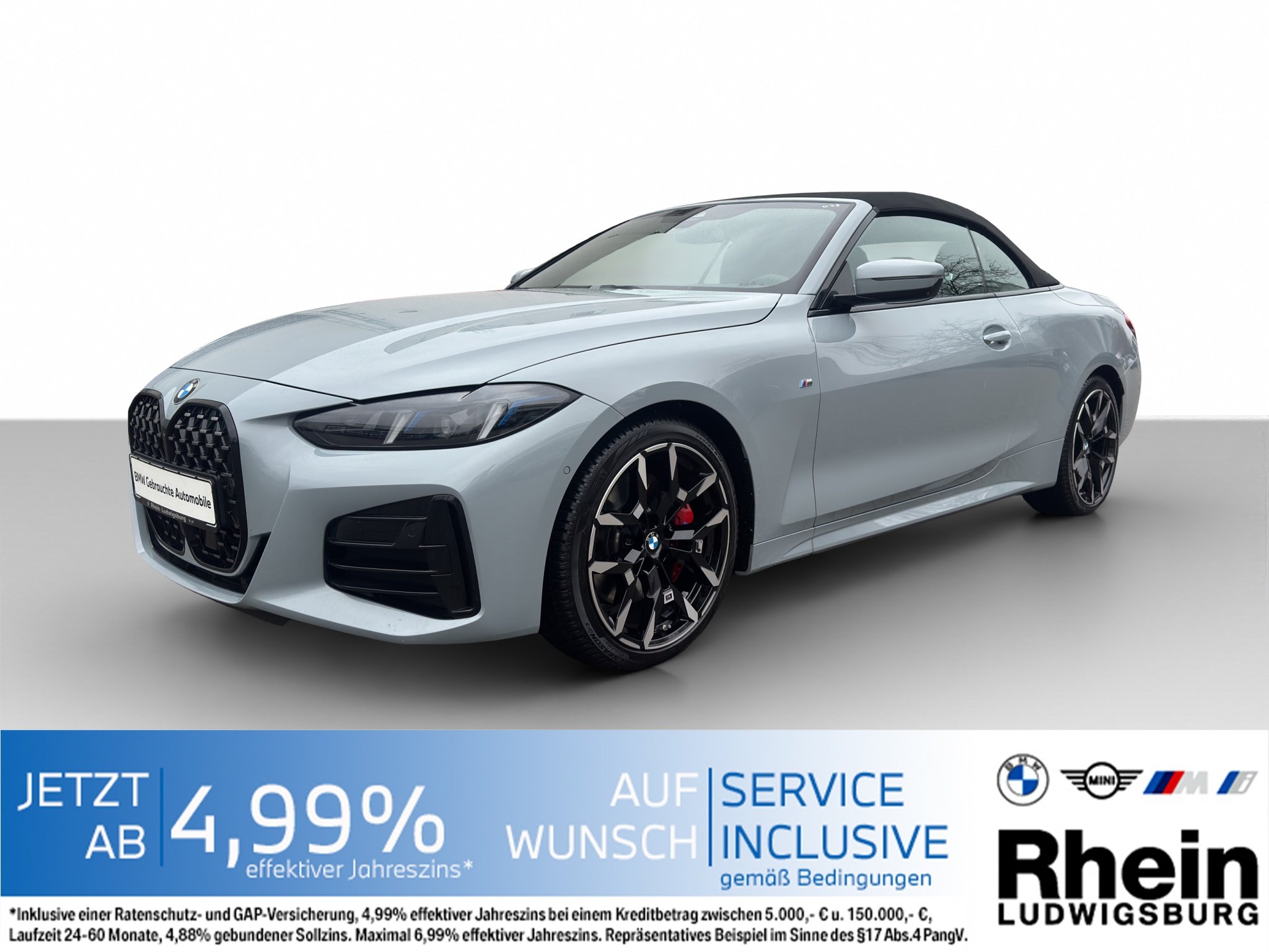 BMW 430i xDrive Cabrio M Sport LED DrivAs ParkAs Nav