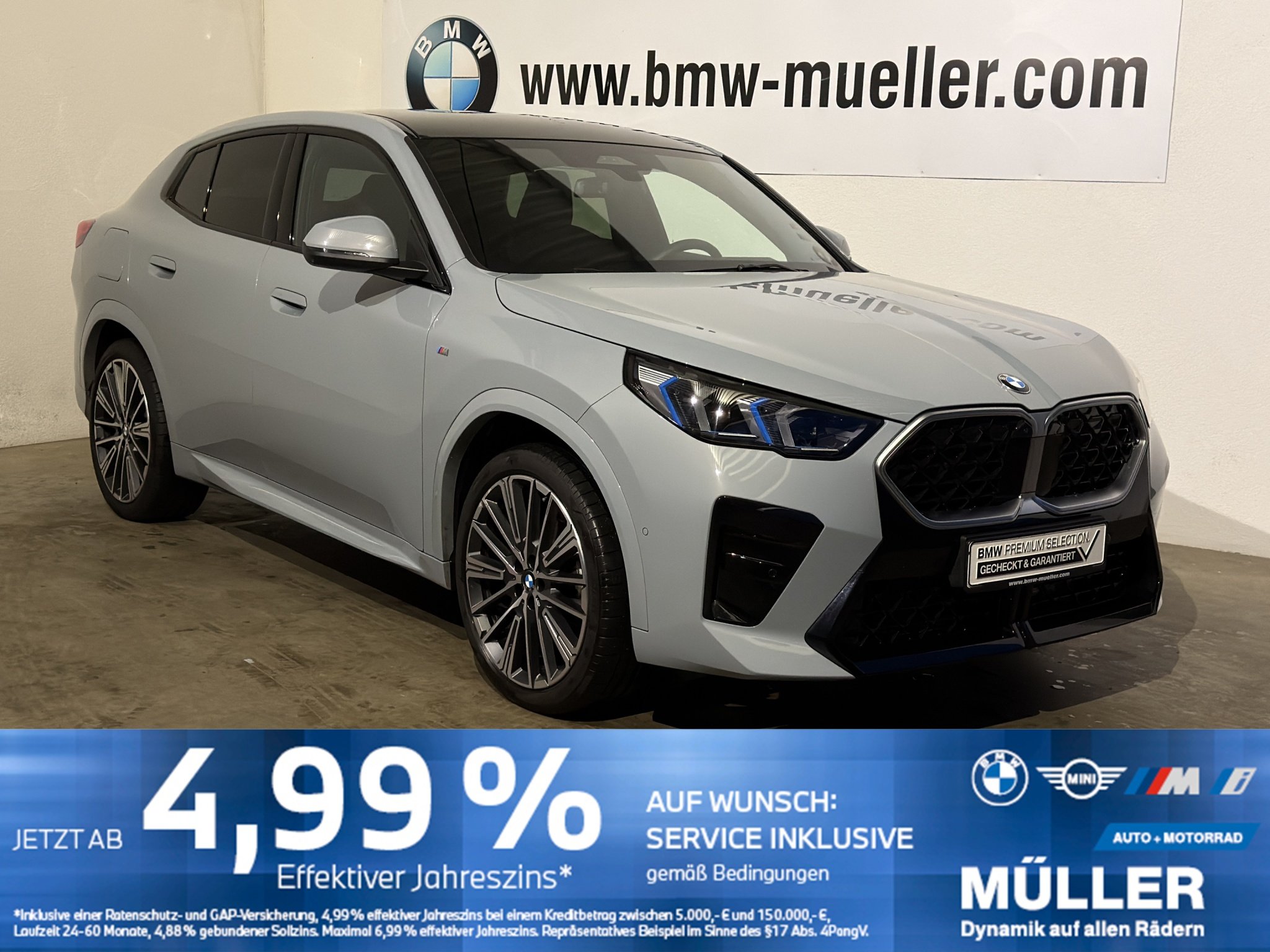 BMW X2 sDrive20d M Sport AHK/PANO/AKUST/LED+/360CAM