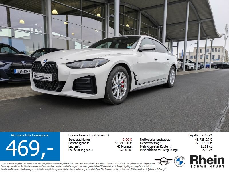 BMW 430i xDrive Gran Coup M Sport Pro Glasdach