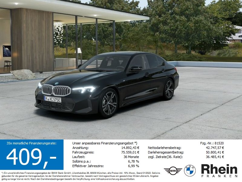 BMW 330e Limousine M Sportpaket Navi. AHK. ACC. uvm.