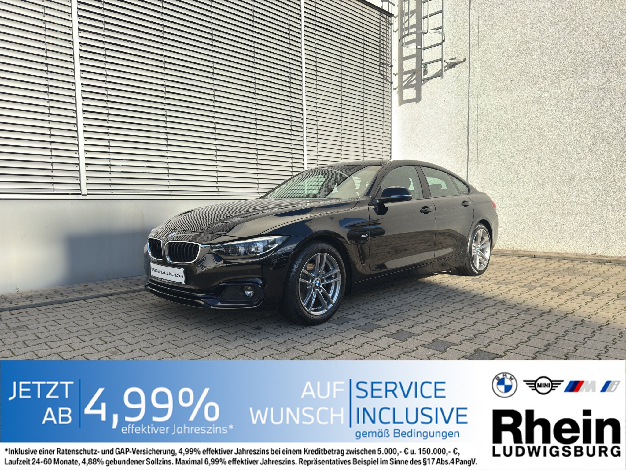 BMW 420i Gran Coup Sport Line Lichtpaket  Navi SH