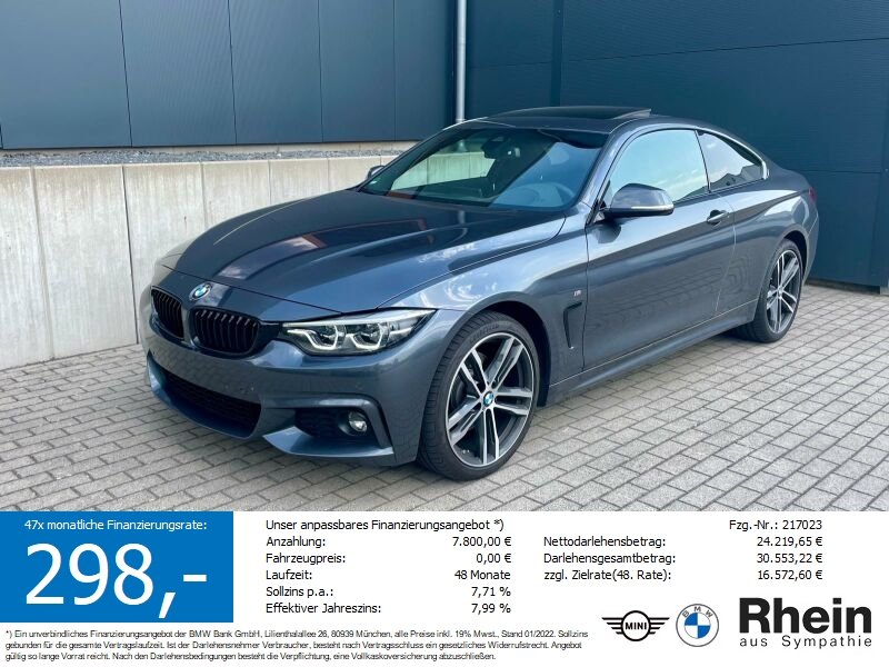 BMW 430d xDrive SAG M Sport LED+/G-DACH/CAM/MEMO/HUD