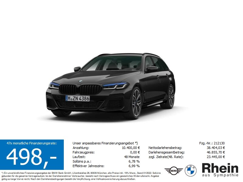 BMW 540d xDr. M Sport AHK/LASER/SHZ/HUD/MASS/hk/S-L&uuml;