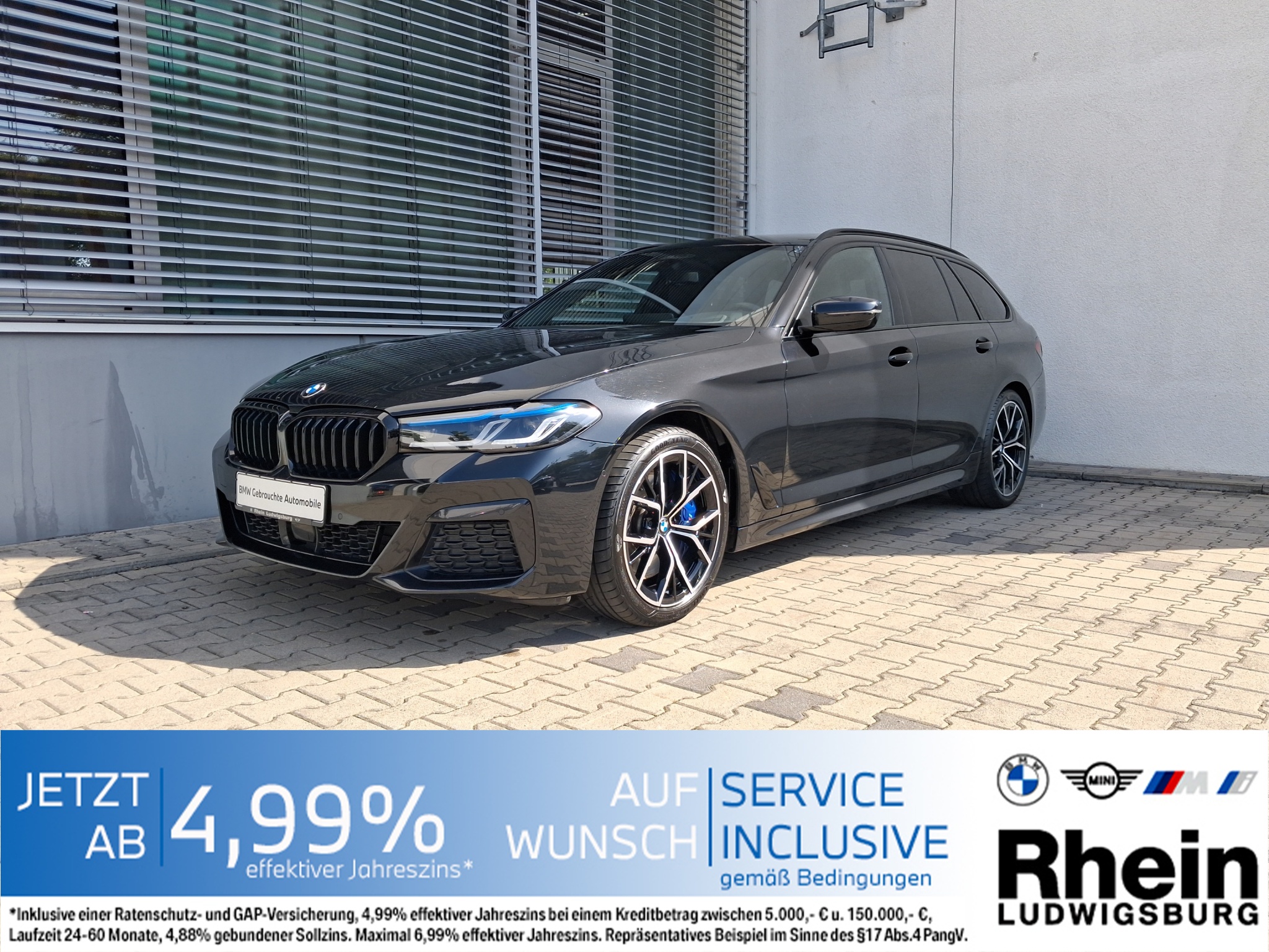 BMW 540d xDr Tour. M Sportpaket Laser Navi HUD Pano
