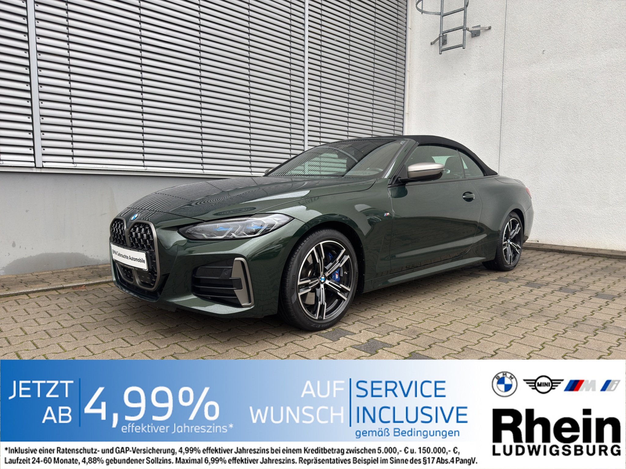 BMW M440i Cabrio Laser HUD SHZ DrivAsPro HArKar